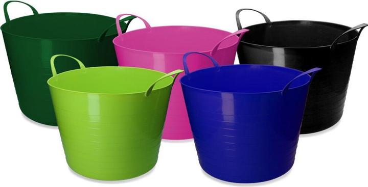 Actual product image Vplast Bucket V-Trug Flexi Black 65 l (1 x, 65 l)