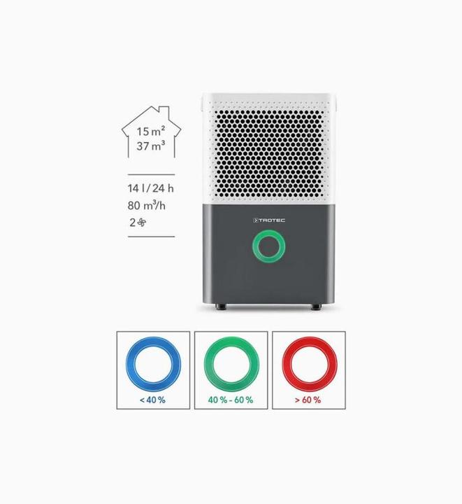 Produktbild Trotec TTK 33 E (15 m², 14 l/24h)