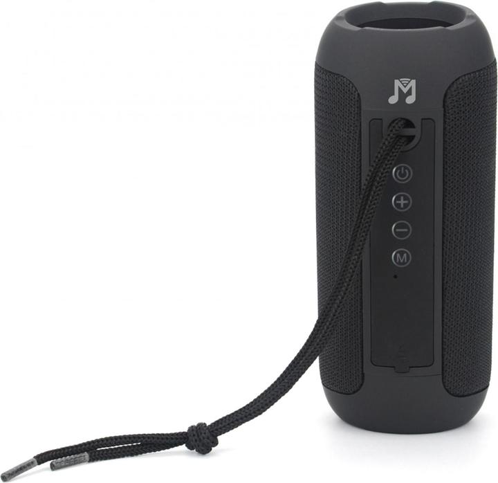 Actual product image Technaxx Bluetooth speaker, black, with microphone and FM radio function (730 h, Electrical connection)