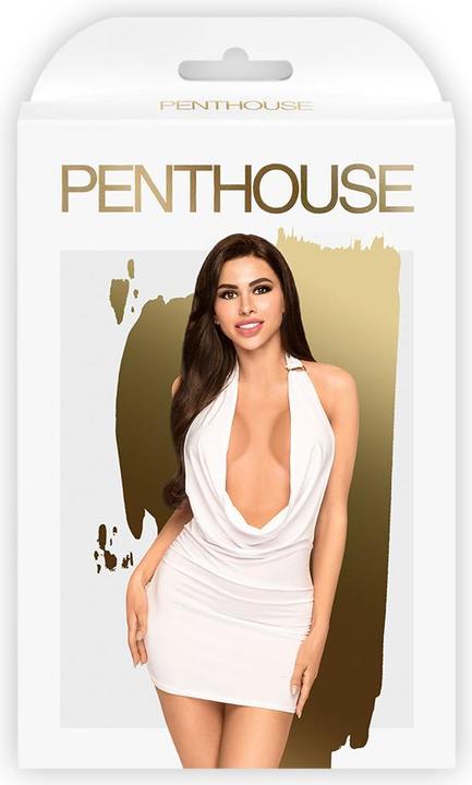 Actual product image Penthouse Lingerie Heart rob - Mini dress with deep cowl neck and open back (L, XL)