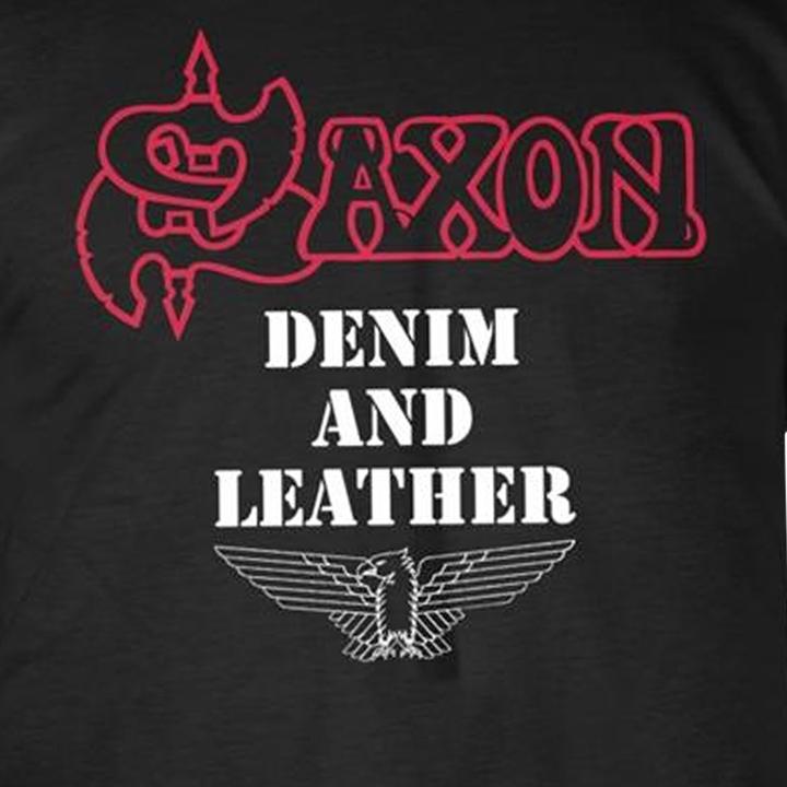 Produktbild Saxon Denim And Leather TShirt (L)