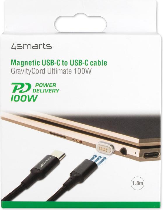 Produktbild 4smarts USB C – USB C (1.80 m, USB 2.0)