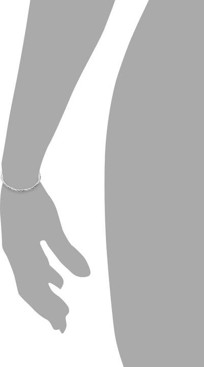 Immagine prodotto Amor Bracciale di base per ogni giorno e occasione (19 cm, Argento)