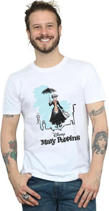 Produktbild Disney Mary Poppins Rooftop Landing Colour TShirt (M)