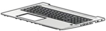 Actual product image HP Sps-Top Cover W/Kb Cp Bl Gr