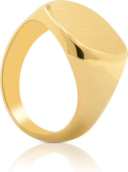 Muau Plattenring (54, 750/18 K Gold)