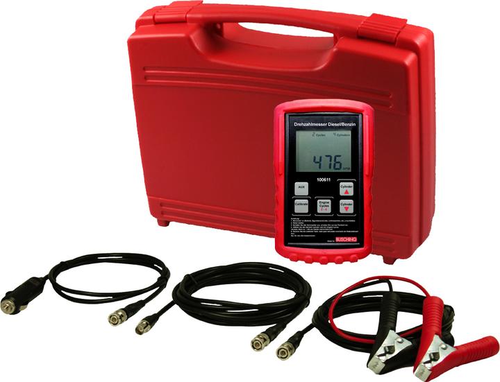 Produktbild Busching Drehzahlmesser Diesel/Benzin Motoren, - Messung über d. Bordspannung bis 42V