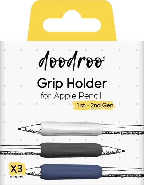 Produktbild SBS Grip holder for stylus pen 3 each pack, multicolor
