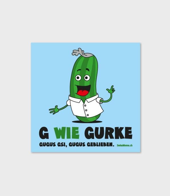 Produktbild SwissMeme G wie Gurke Mini Kinderbuch (Schweizerdeutsch)