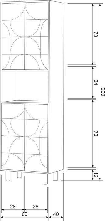 Actual product image BePureHome Draw (200 x 60 x 40 cm)