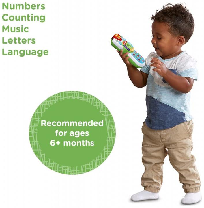 Actual product image VTech 606203 Leap Frog Baby Toy with Light and Songs Happy Remote Control (English Version) 6+ Month