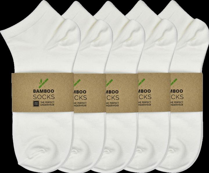 Immagine prodotto The Perfect Underwear Calzini bassi in bambù (set di 5) bianchi (Confezione da 5 pezzi, 40 - 43)