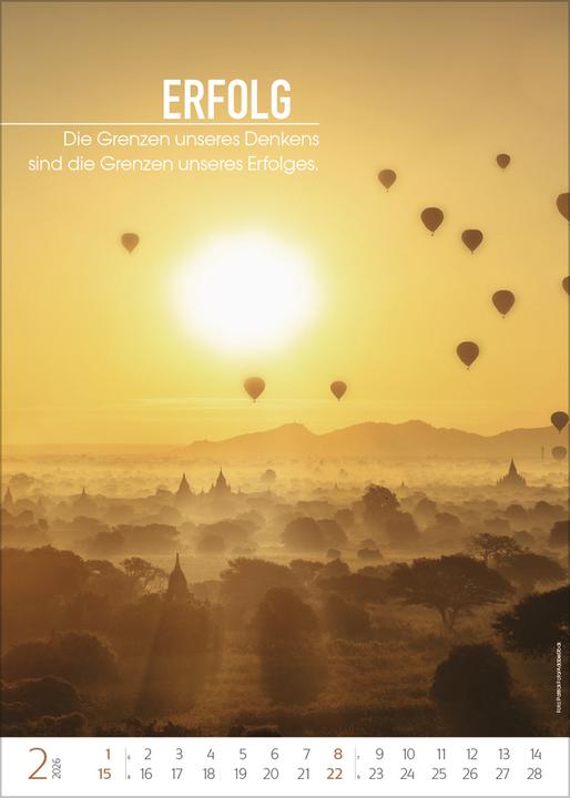 Image du produit Motivation 2026 (A3, Couverture rigide, Allemand)