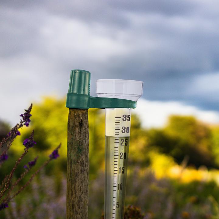 Actual product image Relaxdays 2x rain gauge