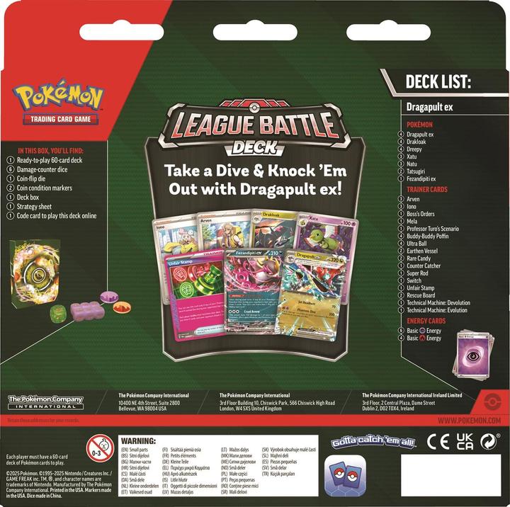 Image du produit Pokémon April League Battle Deck Dragapult (Anglais, Pont)