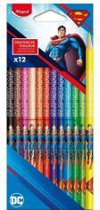 Image du produit Maped Superman Buntstifte 12 Farben (Multicolore, 12 x)