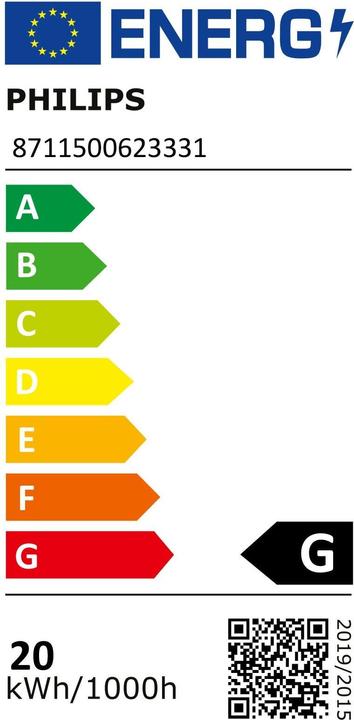 Energy Label Philips Master PL-C (G24q-2, 18 W, 1200 lm, 1 x, G)