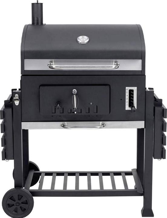 Tepro Garten Toronto XXL Holzkohle, Grillwagen Grill Schwarz (37.50 kg)