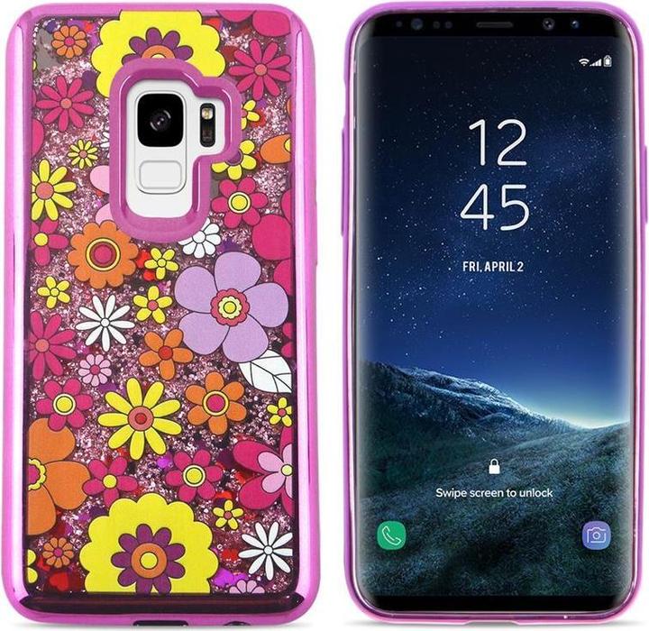 Actual product image Zizo Liquid Glitter Star case - Samsung Galaxy S9 case (Multiflows) (Samsung Galaxy S9)