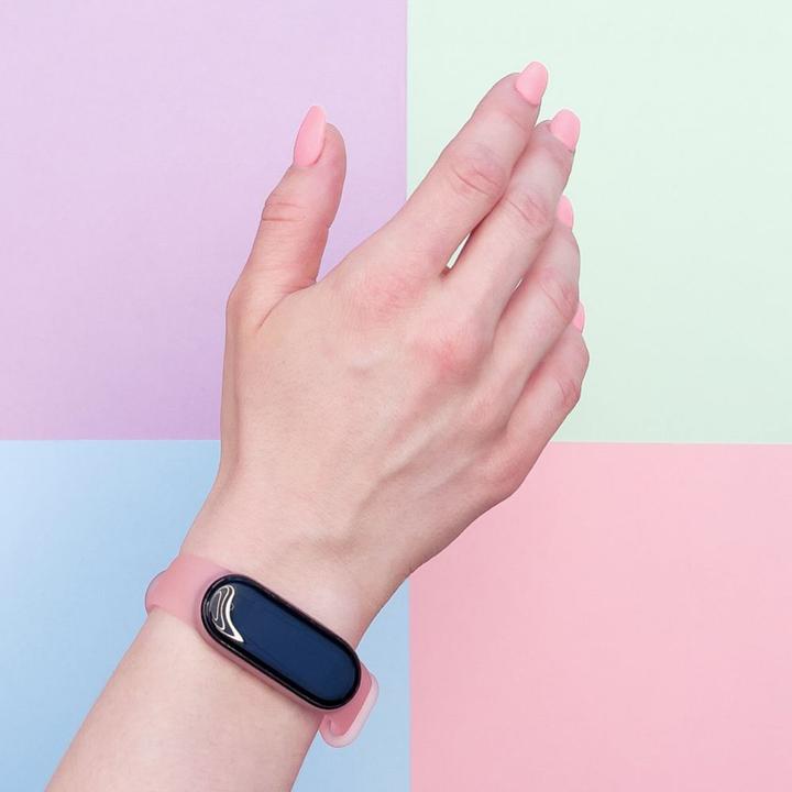 Produktbild Hurtel Replacment band strap for Xiaomi Mi Band 5/6 golden (Silikon)