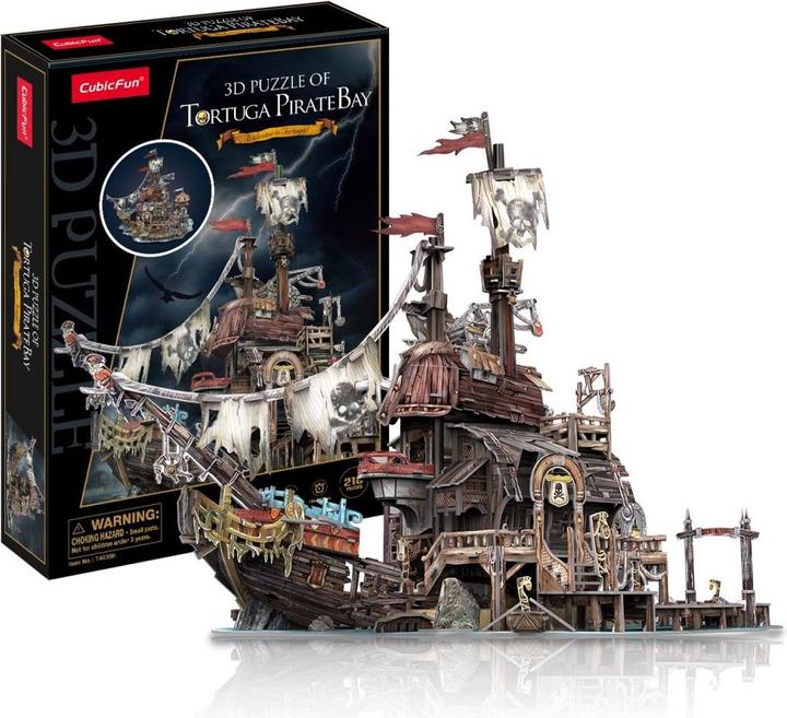 Produktbild Cubicfun 3D-Puzzle - Piratenbucht (218 Teile)