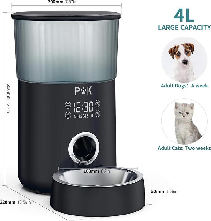 Image du produit Puppy kitty Distributeur automatique de nourriture (4 l)