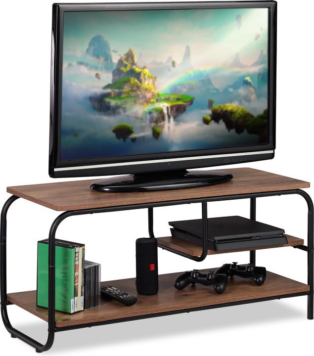 Immagine prodotto Relaxdays Mobile TV tavolino per la televisione (90 x 35 x 43 cm)