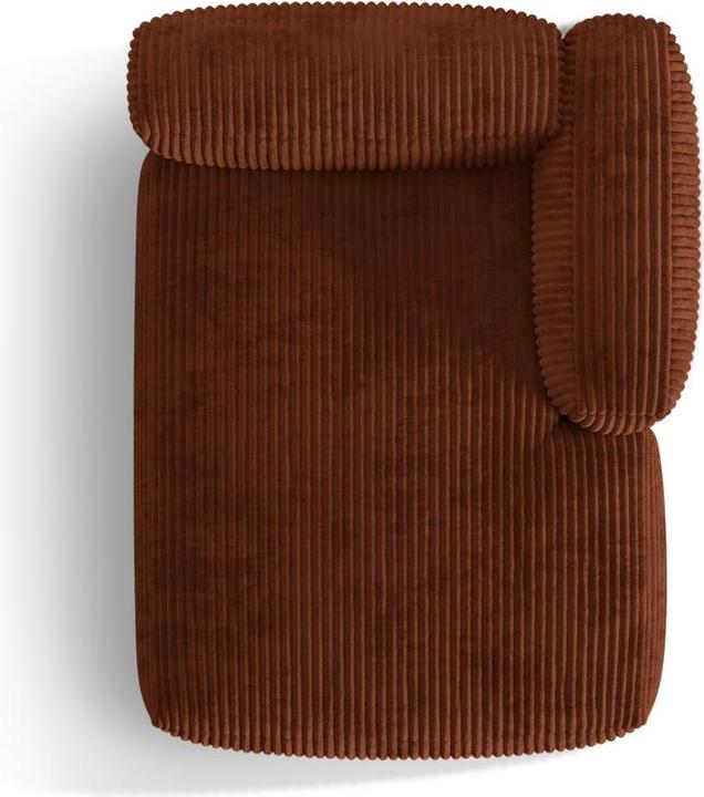 Actual product image Micadoni Modular Chaise Longue Right, "Martina", 1 Seat, 176x123x75 Made in Europe (Chaise longue)