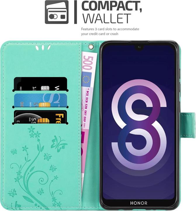 Immagine prodotto Cadorabo Copertina del libro di fiori (Huawei Y5 (2019), Onore 8s)