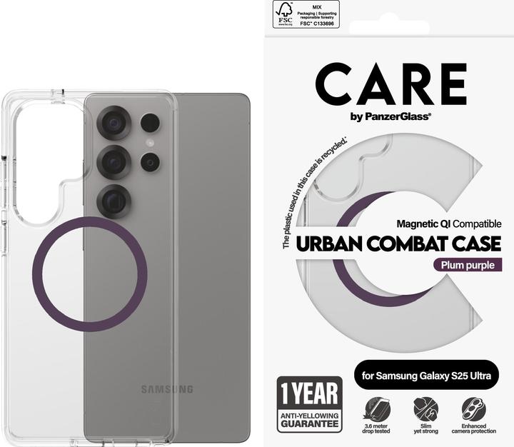 Immagine prodotto PanzerGlass CRRFUTCG38488, Cover, Samsung, Samsung - Galaxy S 2025 Ultra, Trasparente (Samsung Galaxy S25 Ultra)