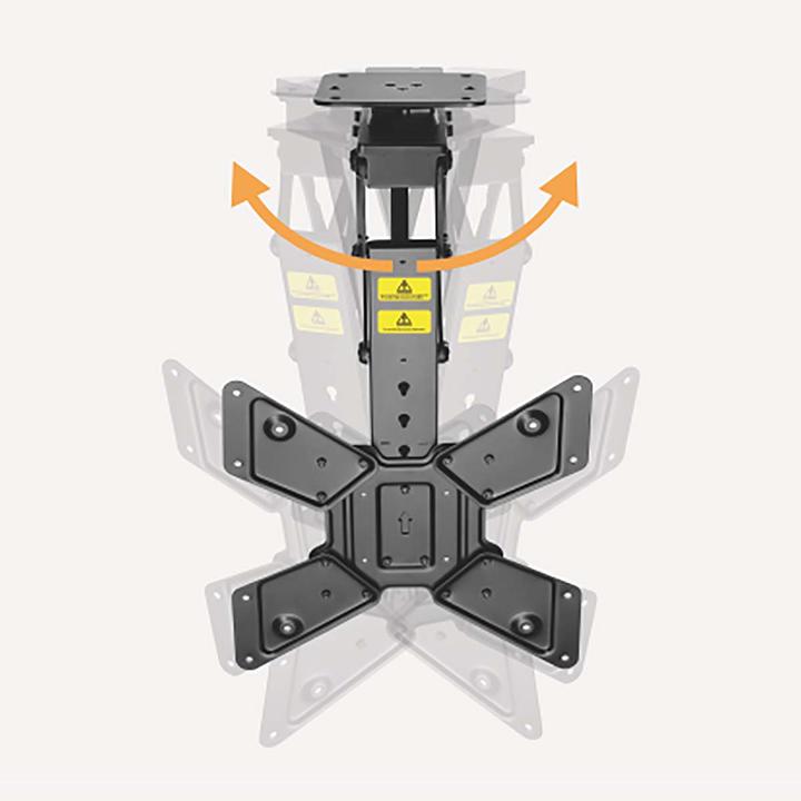 Actual product image Nedis Motorised TV ceiling mount - 23-65" - maximum supported screen weight: 30 kg - dre (Ceiling, 65", 30 kg)