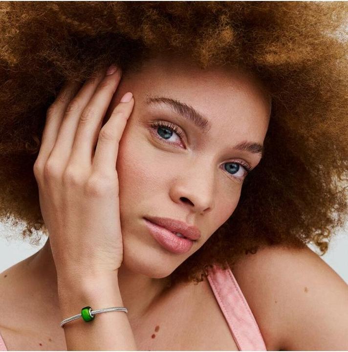Immagine prodotto Pandora Mini ciondolo in vetro di Murano verde (Argento 925)