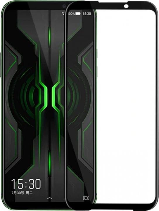 Actual product image Screenguard Xiaomi Black Shark 2 Pro Full Screen Protective Glass Film 2.5D 9H (1 Piece, Xiaomi Black Shark 2 Pro)