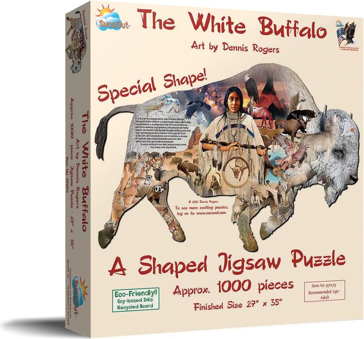 Produktbild Sunsout Puzzle 1000 pieces The White Buffalo (1000 Teile)