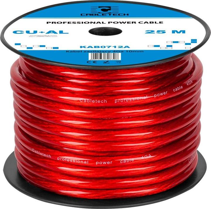Cabletech 4Ga OD10mm CU + AL car cable