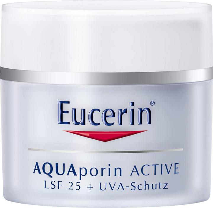 Eucerin Sensitive skin AQUAporin active SPF 25, 50 ml cream (Suntan cream, SPF 25, 50 ml)