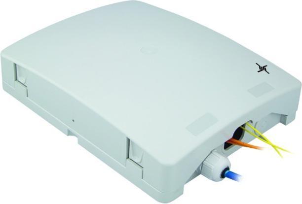Produktbild Telegärtner LWL Wandverteiler Mini-Speissverteiler ODB 54 bestückt mit 12x E2000 APC Kupplungen 12 P
