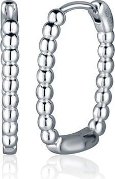 Image du produit JVD - Silver oval earrings SVLE2422XJ40000
