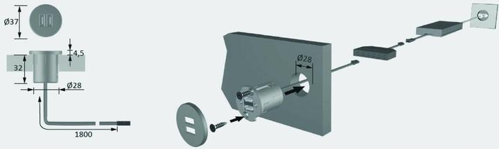 Produktbild Halemeier USB Steckdose