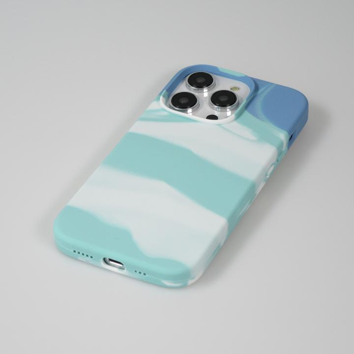 Immagine prodotto PhoneLook Cover Gel Soft touch strisce lisce /turchese (Apple iPhone 14 Pro Max)
