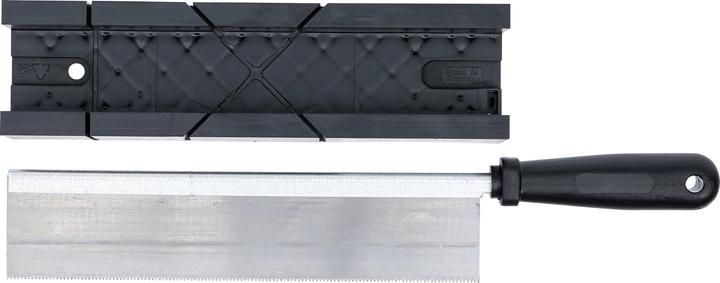 Immagine prodotto BGS Cassetta per taglio in plastica 245 x 65 x 48 mm con sega sottile