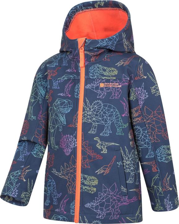 Actual product image Mountain Warehouse Childrens/Kids Exodus Water Resistant Soft Shell Jacket (104)