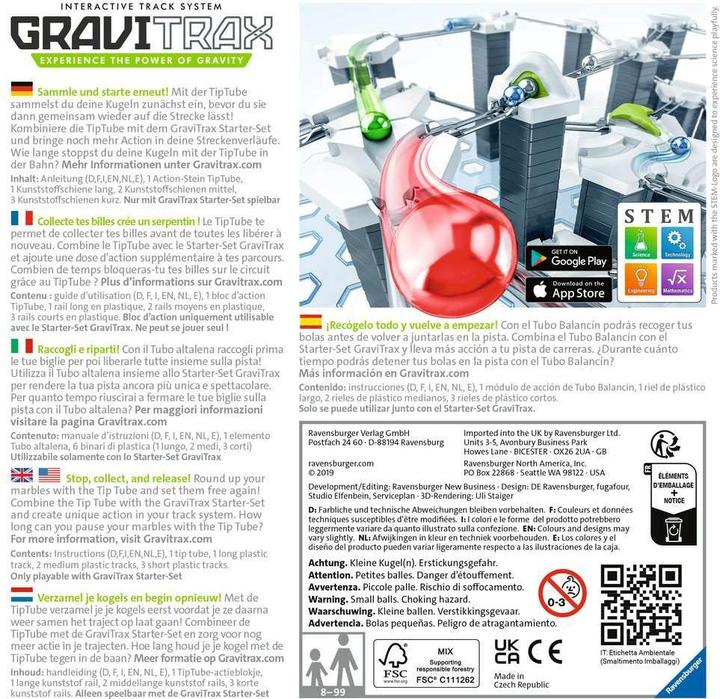Image du produit Ravensburger GraviTrax Kit d'extension Gravitrax - FlipTube