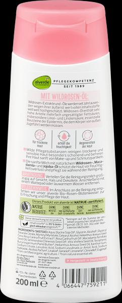 Produktbild dm alverde Wildrose Reinigungsmilch (Reinigungsmilch, 200 ml)