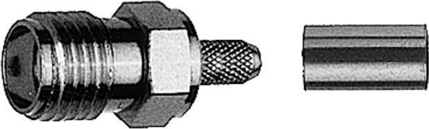 Produktbild Telegärtner SMA-Kabelbuchse Crimp G05 C0705, G05 (RG-223/U), RG-142 B/U, Gold (Standard)