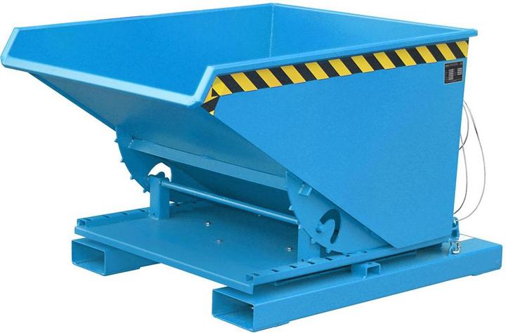 Actual product image Bauer S3S skip for metal swarf, LxWxH 1455 x 1070 x 890 mm, light blue. (600 l)