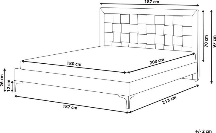 Actual product image Beliani Limoux (180 x 200 cm)