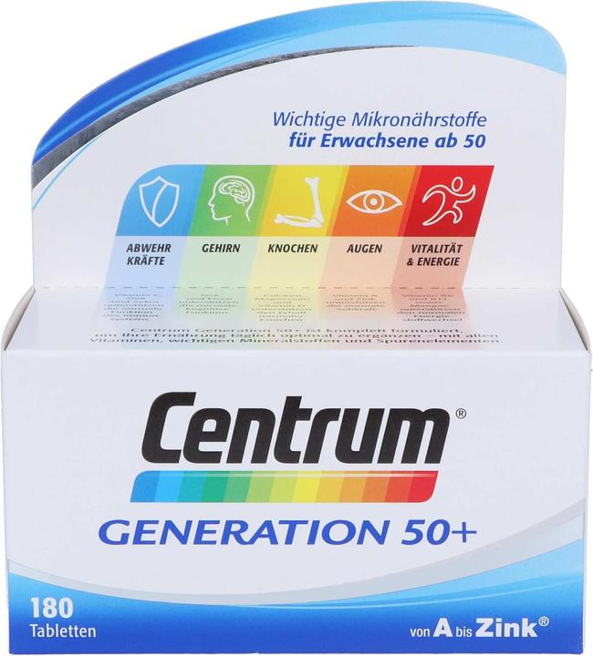 Produktbild Centrum Generation 50+ (180 Stück, Tabletten, 326 g)