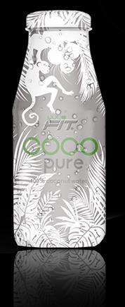 Actual product image Cocofit Coco pure, pure coconut water in a glass bottle, organic, 280 ml (1 x 28 cl)