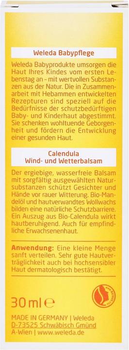 Produktbild Weleda Calendula Wind & Wetterbalsam